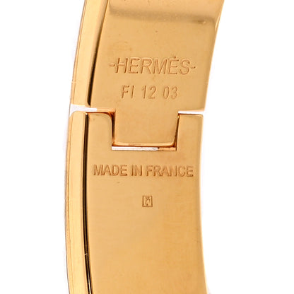 Hermes Enamel Narrow Clic Clac H Bracelet PM Orange 4 of 6