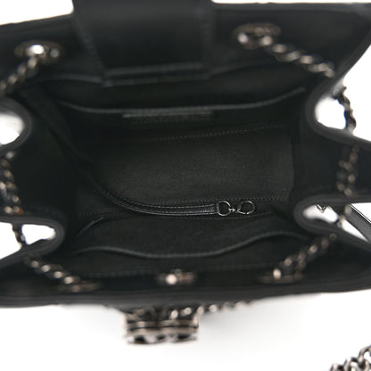 Chanel Caviar Quilted Small CC Bucket Bag Black 5 of 11