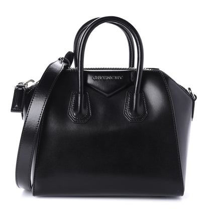 Givenchy Shiny Lord Calfskin Mini Antigona Black 1 of 11