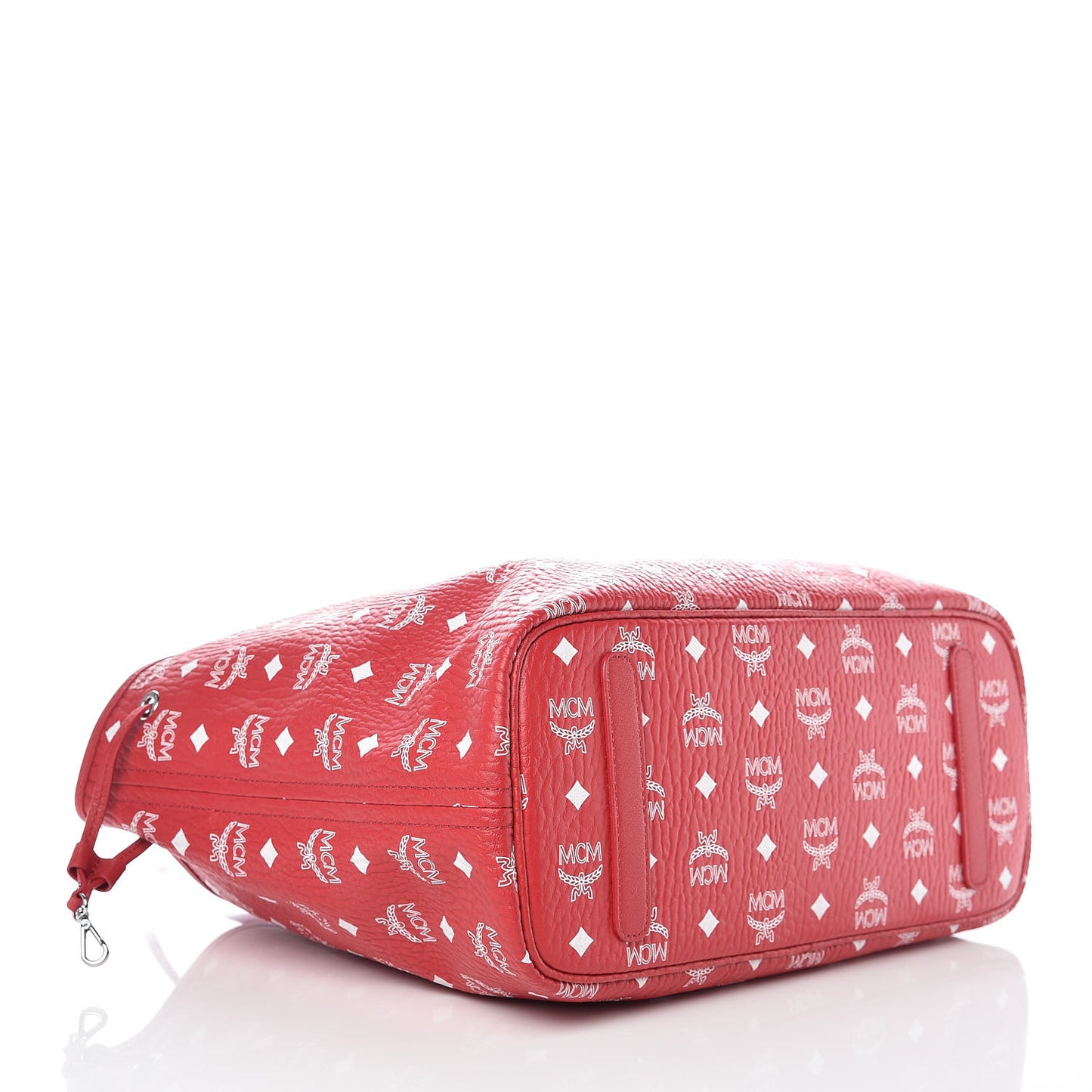 Visetos Medium Reversible Shopper Tote Ruby Red