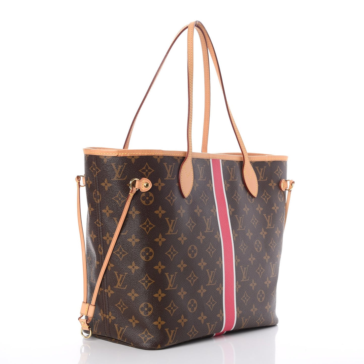 Monogram My LV Heritage Neverfull MM Fuchsia White