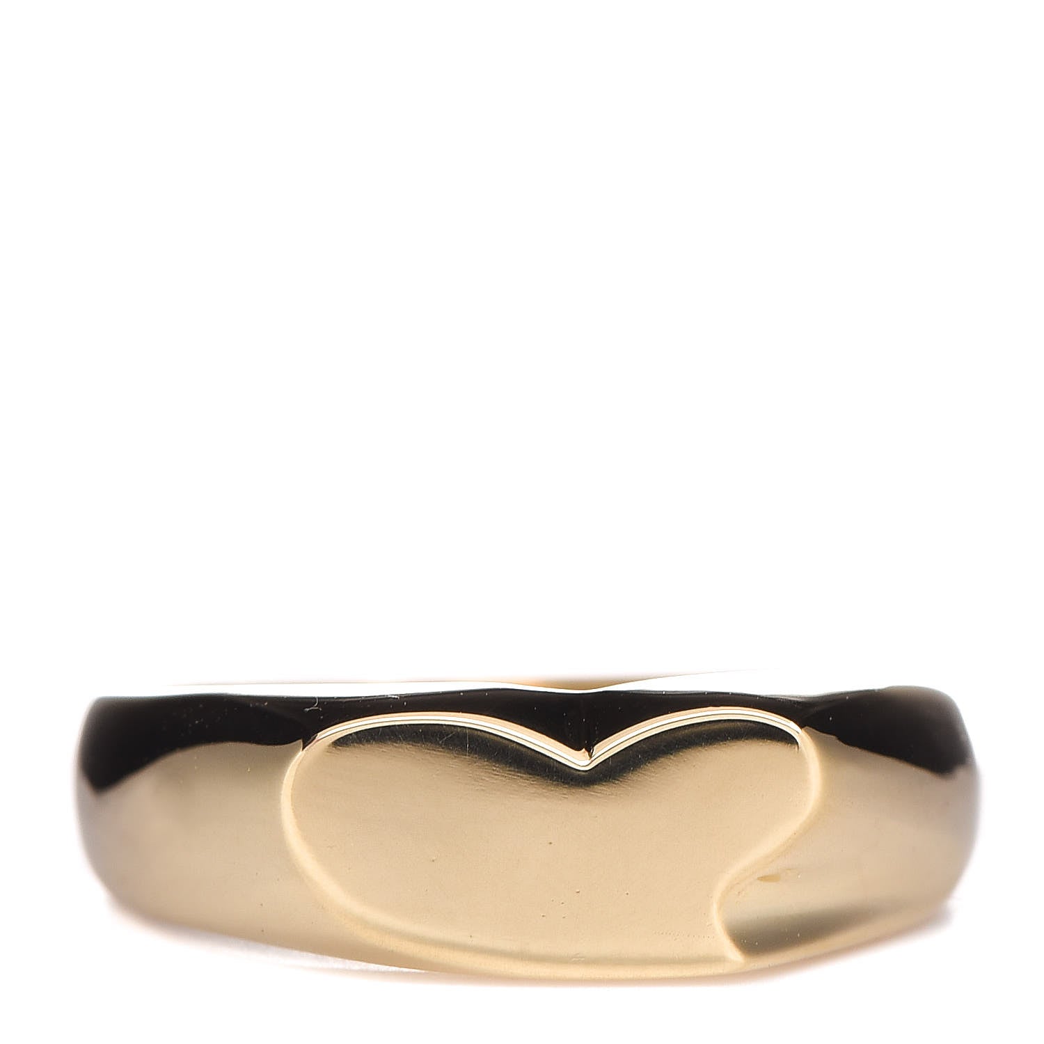 Tiffany 18K Yellow Gold Elsa Peretti Heart Ring 54 6.75 1 of 5