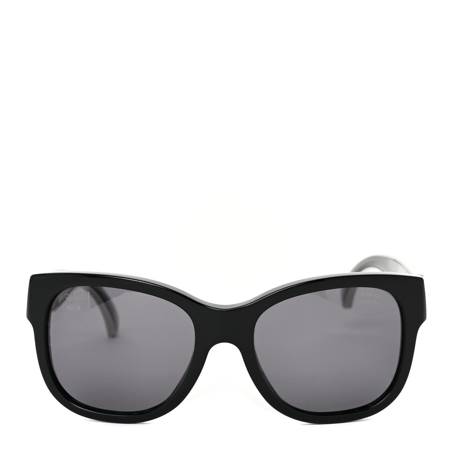 Chanel Acetate Metal Polarized CC Sunglasses 5270 Black Silver 2 of 6