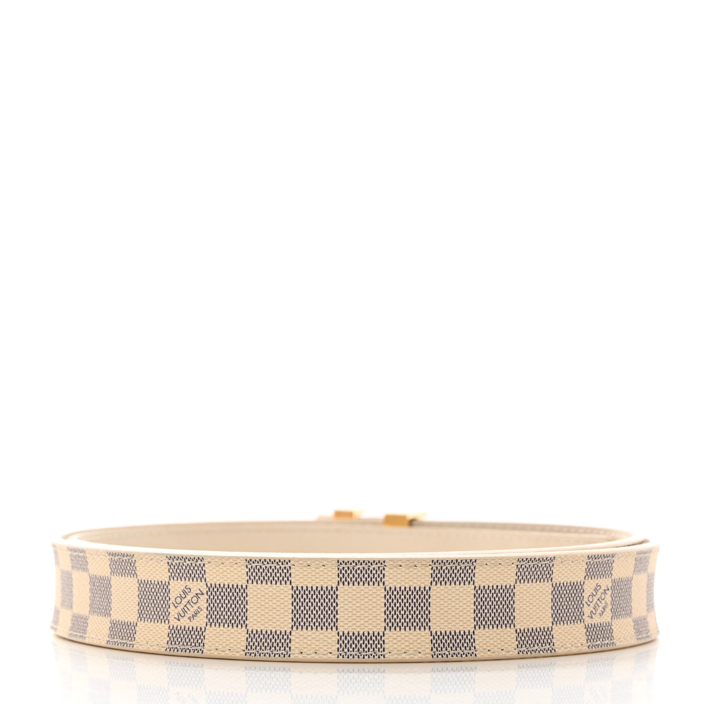 Damier Azur LV Initiales Belt 90 36