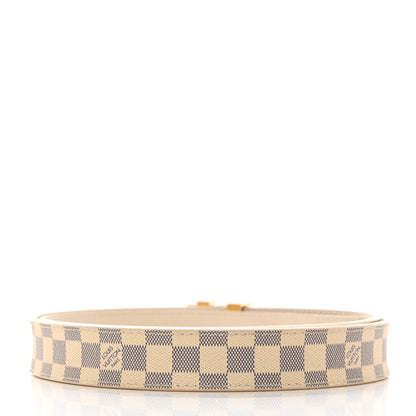 Louis Vuitton Damier Azur LV Initiales Belt 90 36 2 of 7