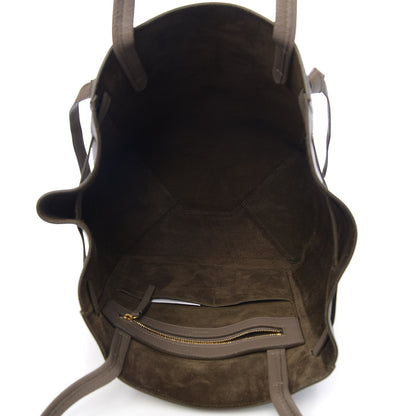 Celine Soft Grained Calfskin Small Belt Cabas Phantom Taupe 4 of 8