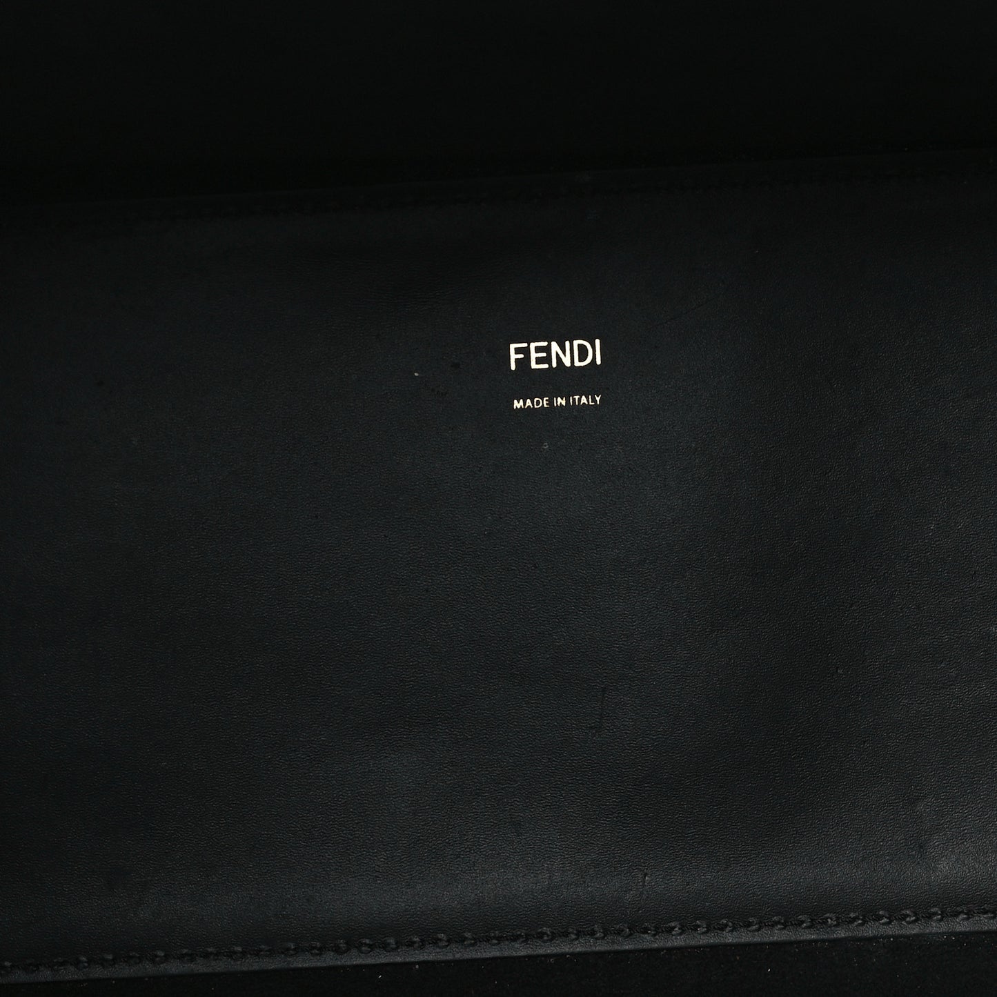 Vitello King Plexiglass Medium Fendi Sunshine Shopper Tote Black