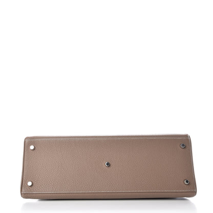 Hermes Togo Shoulder Kelly 40 Etoupe 6 of 31