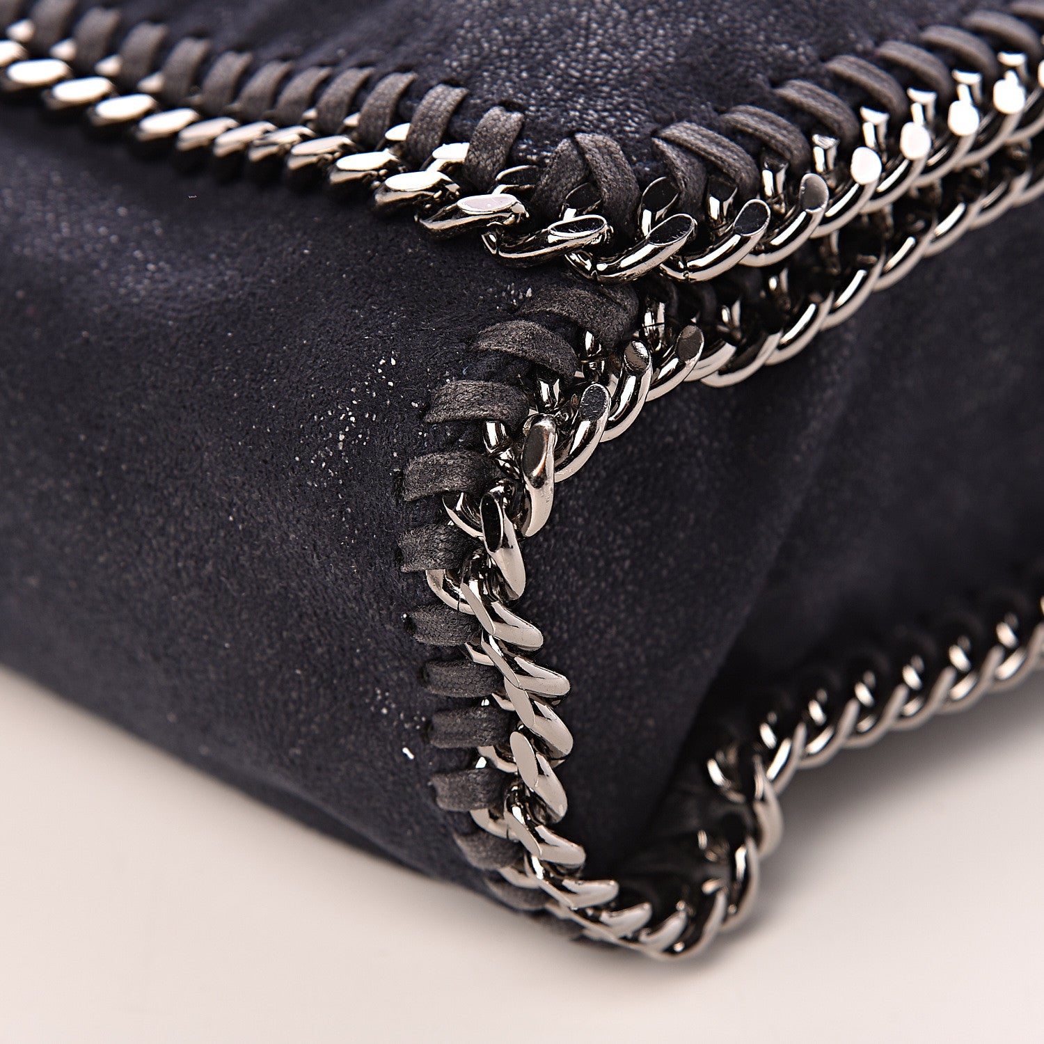 Stella McCartney Shaggy Deer Falabella Messenger Navy 8 of 9