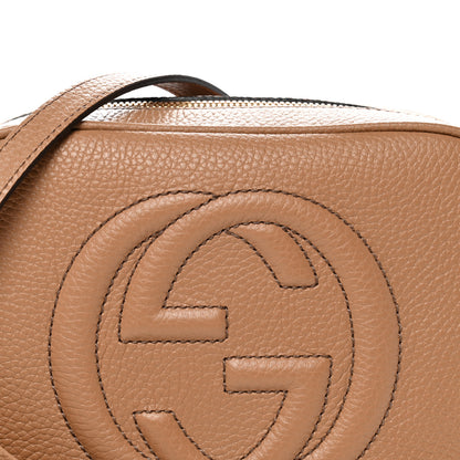 Gucci Pebbled Calfskin Small Soho Disco Bag Camelia 8 of 10
