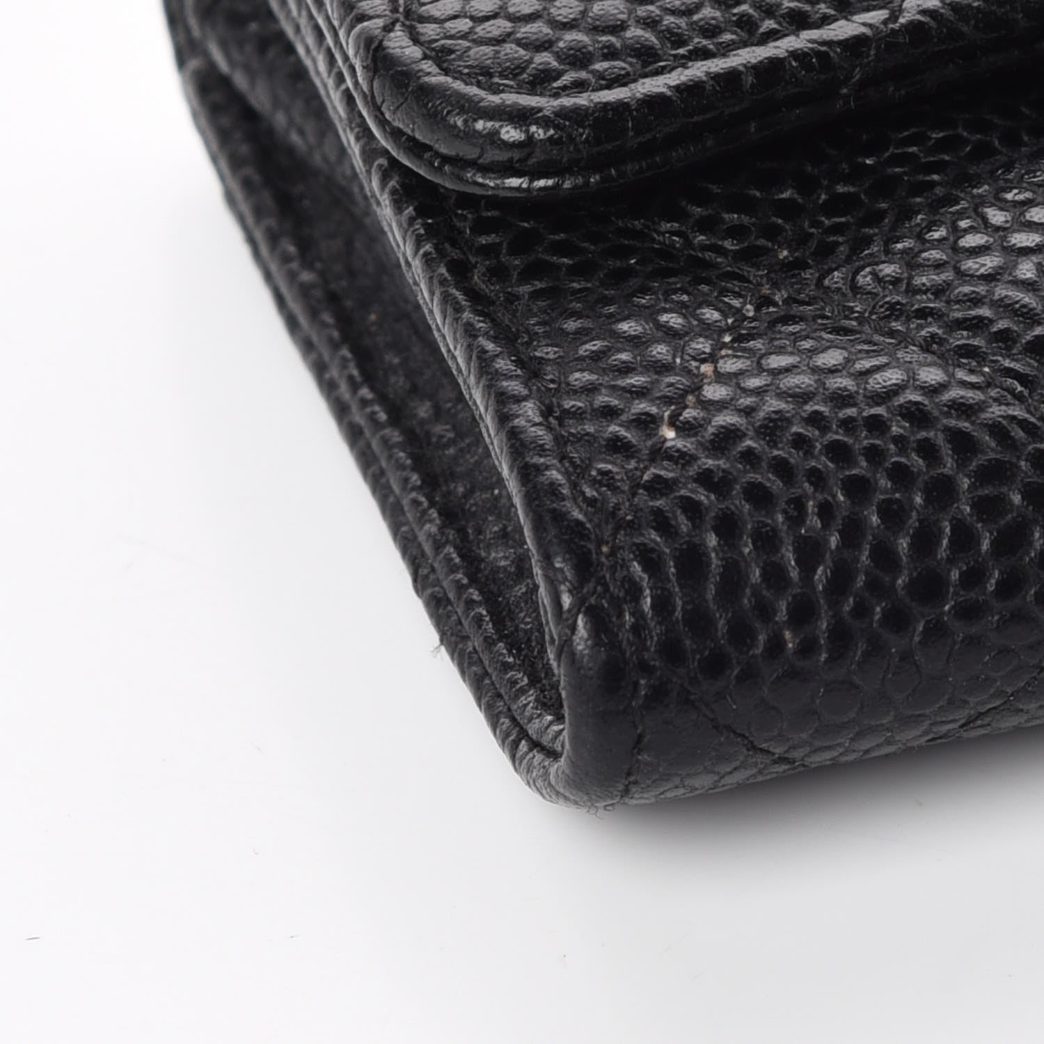 Chanel Caviar Quilted Flap Card Holder Black 6 of 10