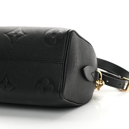Louis Vuitton Empreinte Monogram Giant Speedy Bandouliere 20 Black 9 of 11