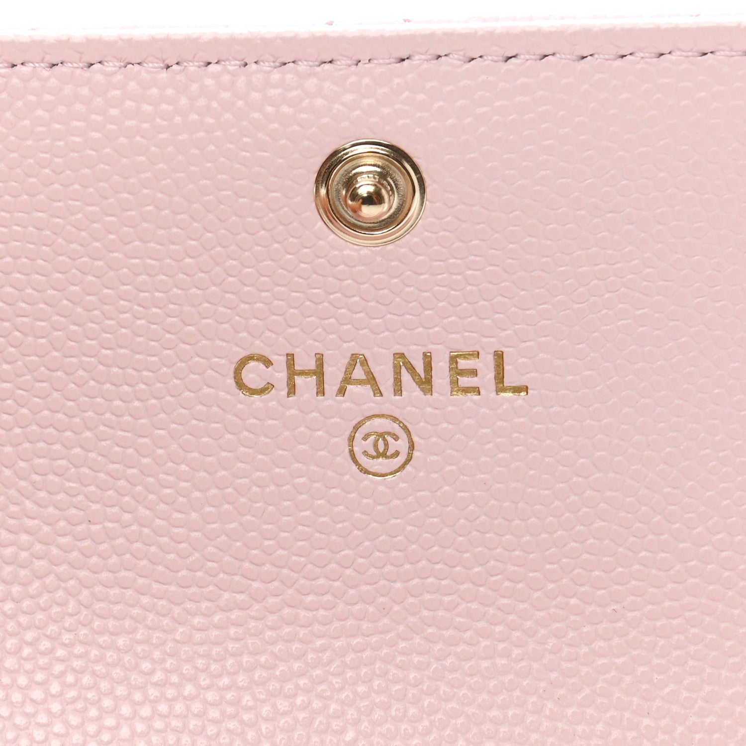 Chanel Caviar Quilted Crystal CC Flap Card Holder Pink 5 of 8