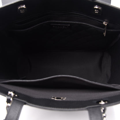 Chanel Caviar Quilted Large CC Box Shopping Tote Black 6 of 17