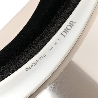 Christian Dior Mirrored DiorClub1 Sun Visor White 7 of 9