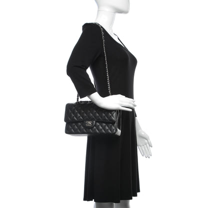 Chanel Caviar Quilted Medium Double Flap Black 2 of 8