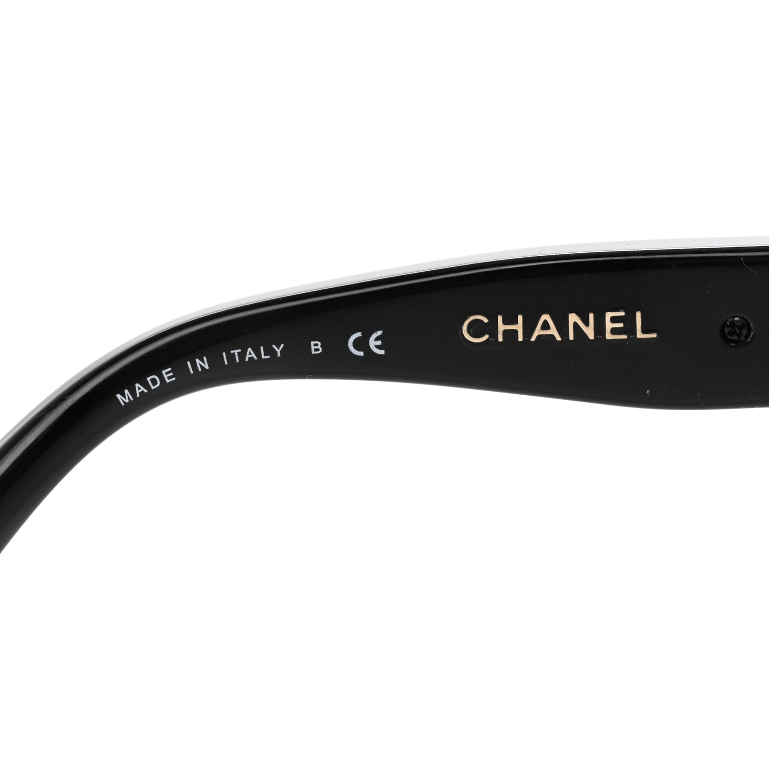 Chanel Acetate Metal Chain Square Sunglasses 5305 Black 5 of 9