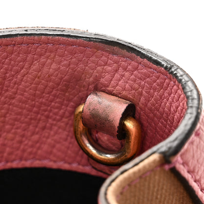 Burberry Derby Calfskin House Check Medium Banner Tote Mauve Pink 11 of 11