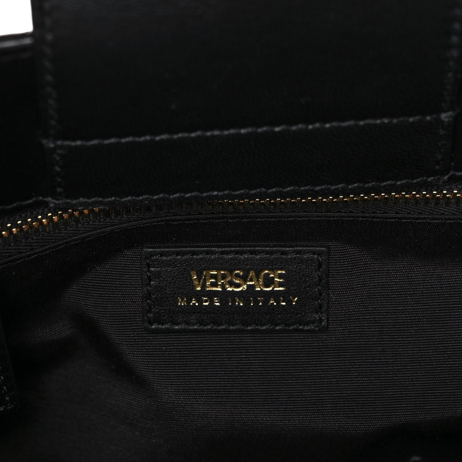 Versace Nappa Quilted Medusa Chain Shoulder Bag Black 6 of 11