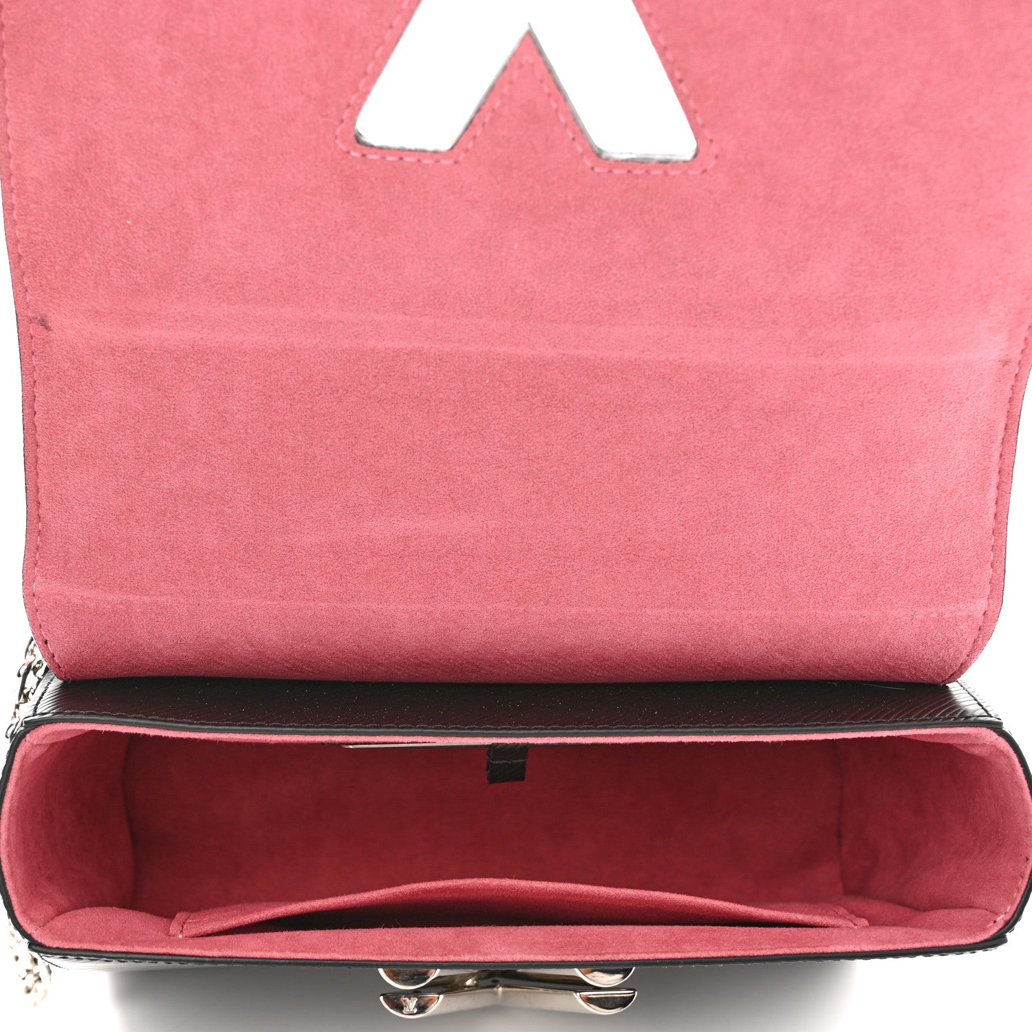 Louis Vuitton Epi Flowers Twist Shoulder Bag MM Black Bois De Rose 6 of 11