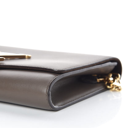 Louis Vuitton Calfskin Chain Louise GM Granit 6 of 12