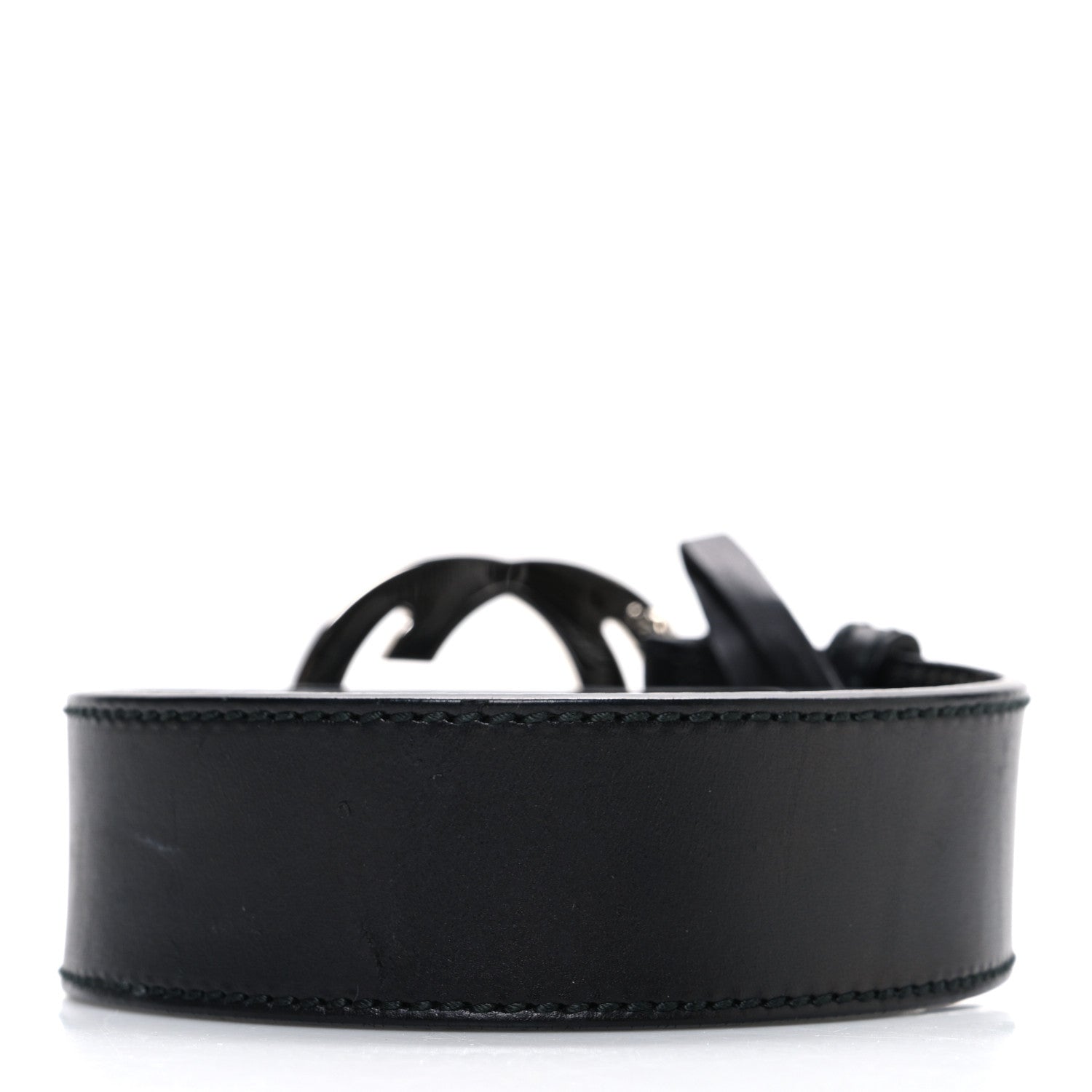 Gucci Calfskin Interlocking G 95 38 Belt Black 2 of 7