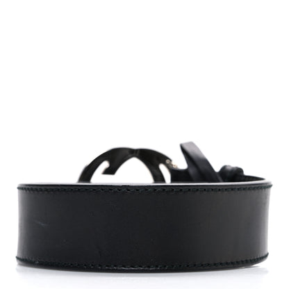 Gucci Calfskin Interlocking G 95 38 Belt Black 2 of 7