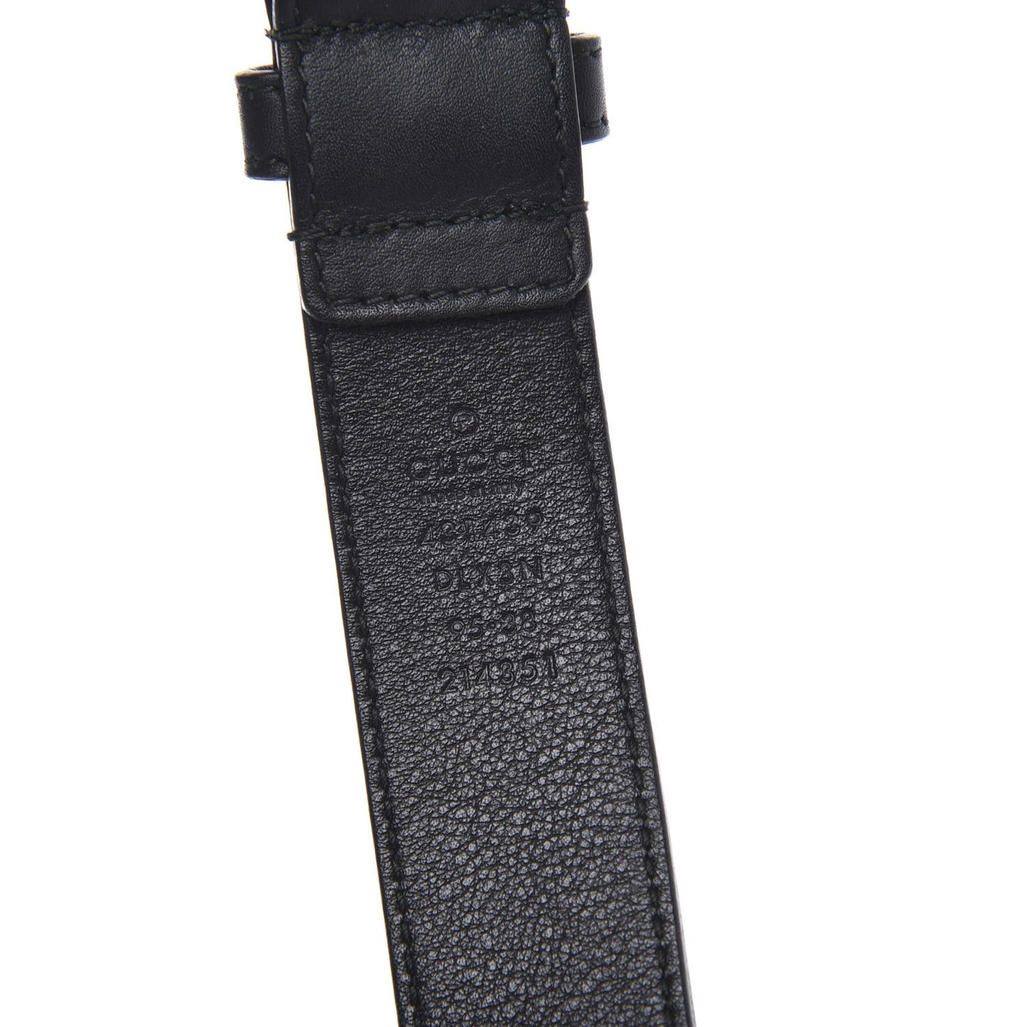Calfskin Studded Web Belt 95 38 Black