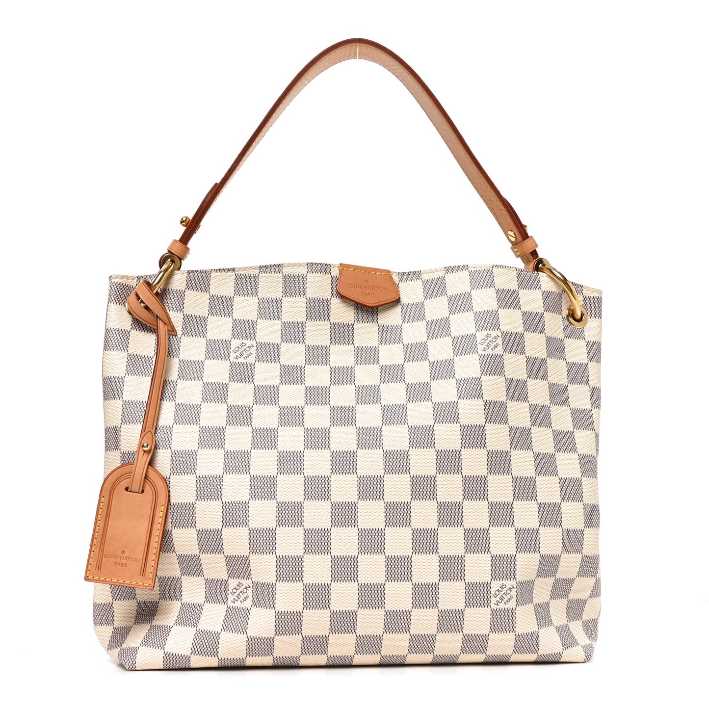 Damier Azur Graceful PM Rose Ballerine