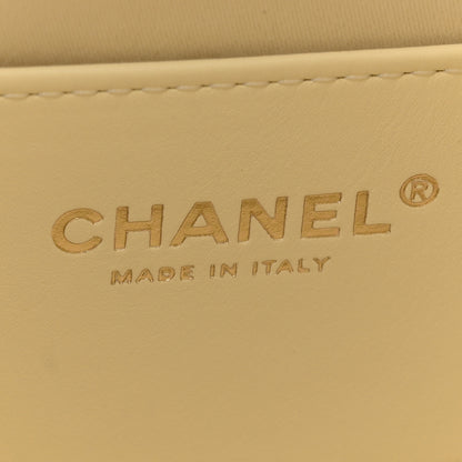 Chanel Caviar Quilted Small Chanel 25 Handbag Light Yellow 6 of 10