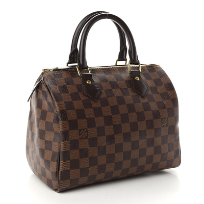 Louis Vuitton Damier Ebene Speedy 25 3 of 9