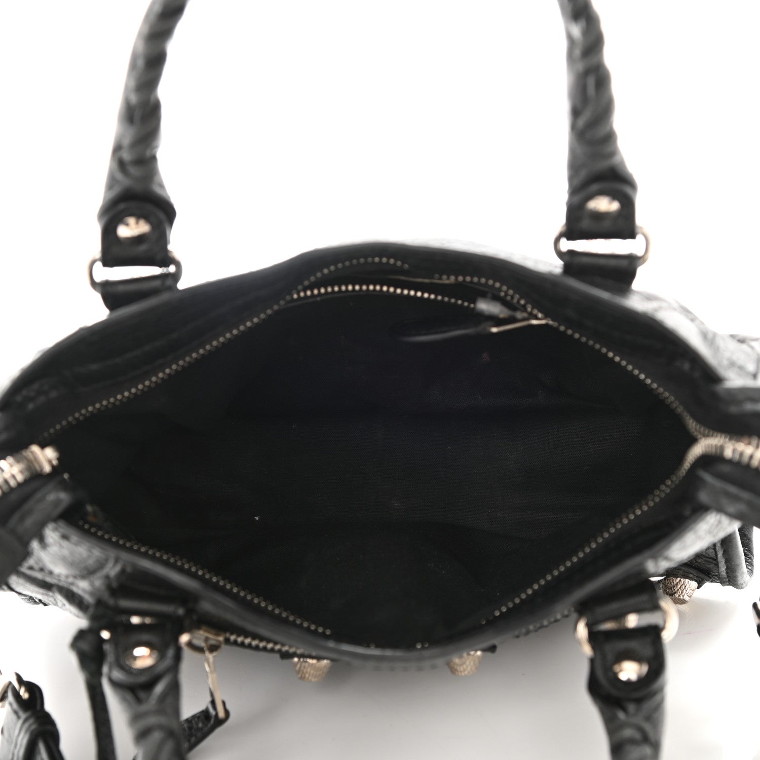 Balenciaga Agneau Giant 12 Silver Hardware Mini City Black 6 of 9