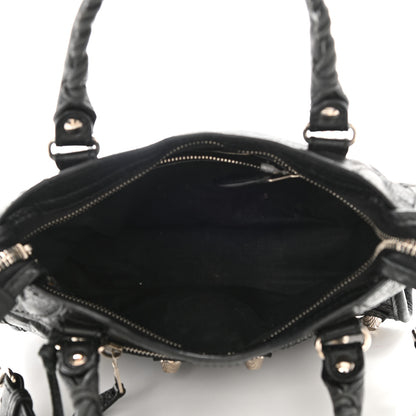 Balenciaga Agneau Giant 12 Silver Hardware Mini City Black 6 of 9