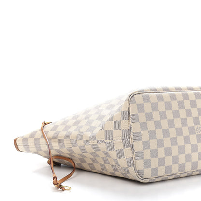 Louis Vuitton Damier Azur Neo Neverfull MM Rose Ballerine 11 of 16