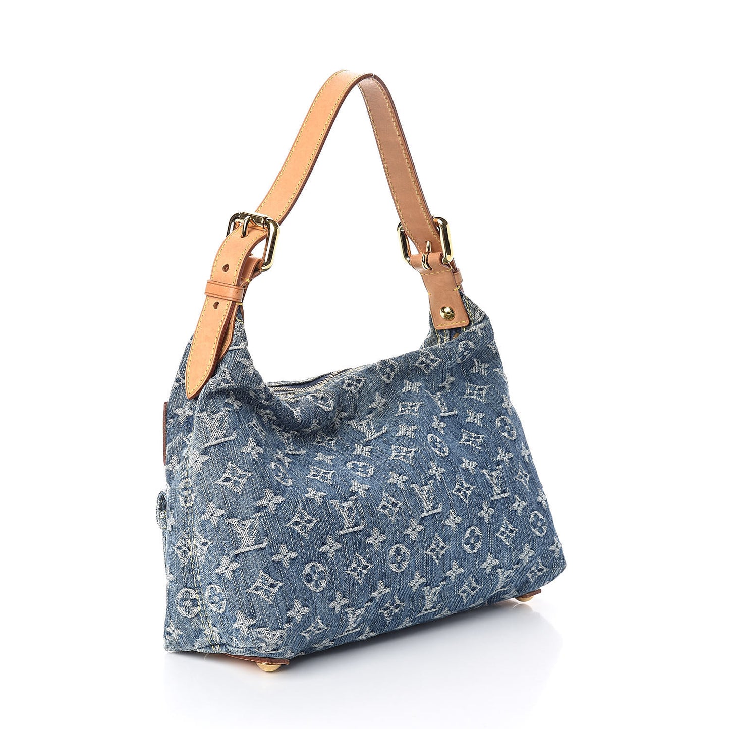 Monogram Denim Baggy PM Blue