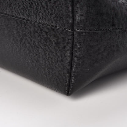 Fendi Vitello Elite Cuoio Monster Buggies Medium Roll Tote Black Multicolor Blue Cobalto 11 of 11