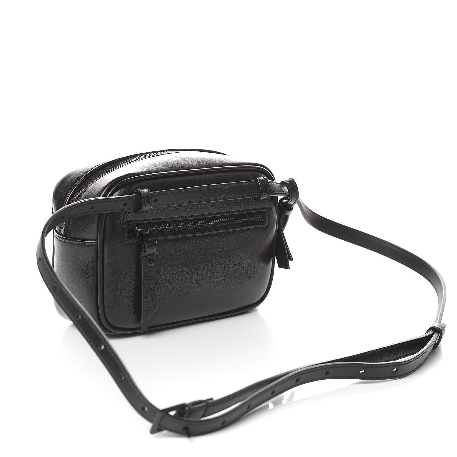 Saint Laurent Calfskin Matelasse Monogram Lou Belt Bag Black 3 of 10