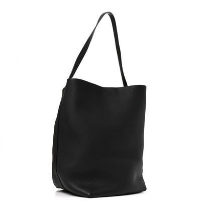 The Row Grained Calfskin Large N/S Park Tote Black 3 of 9