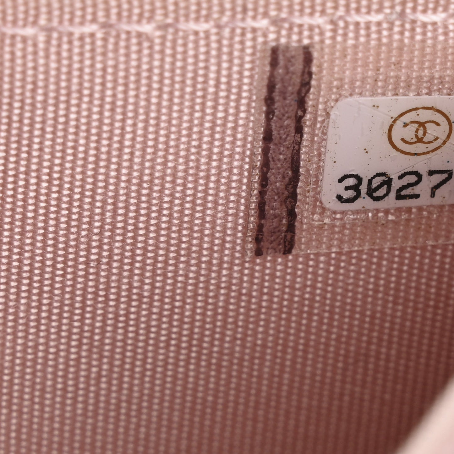 Caviar Quilted Coco Candy Card Holder On Chain Light Pink