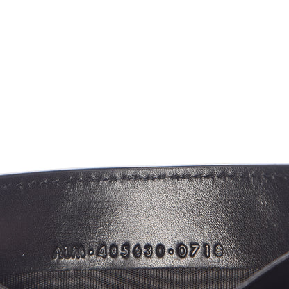 Saint Laurent Calfskin Bill Clip Card Case Black 7 of 8