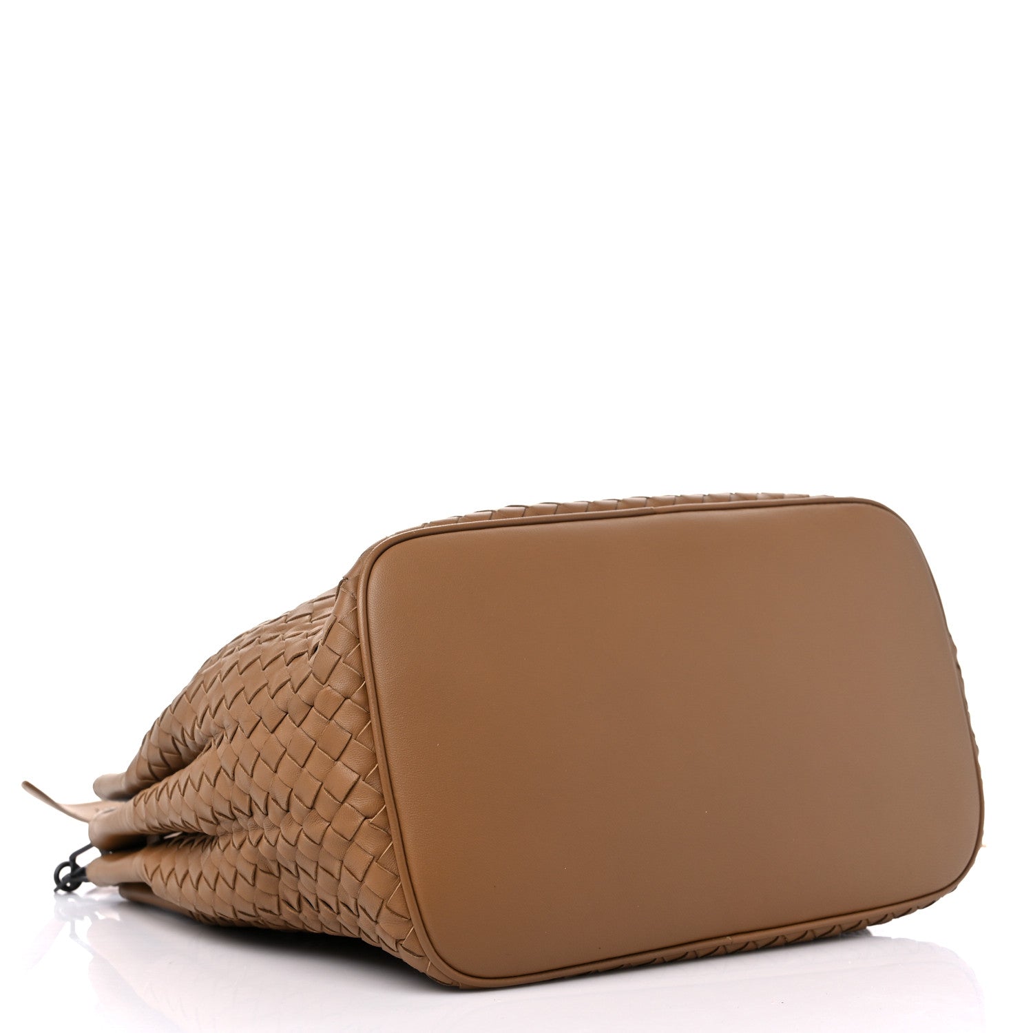 Bottega Veneta Nappa Intrecciato Drawstring Bucket Bag Noce 4 of 12