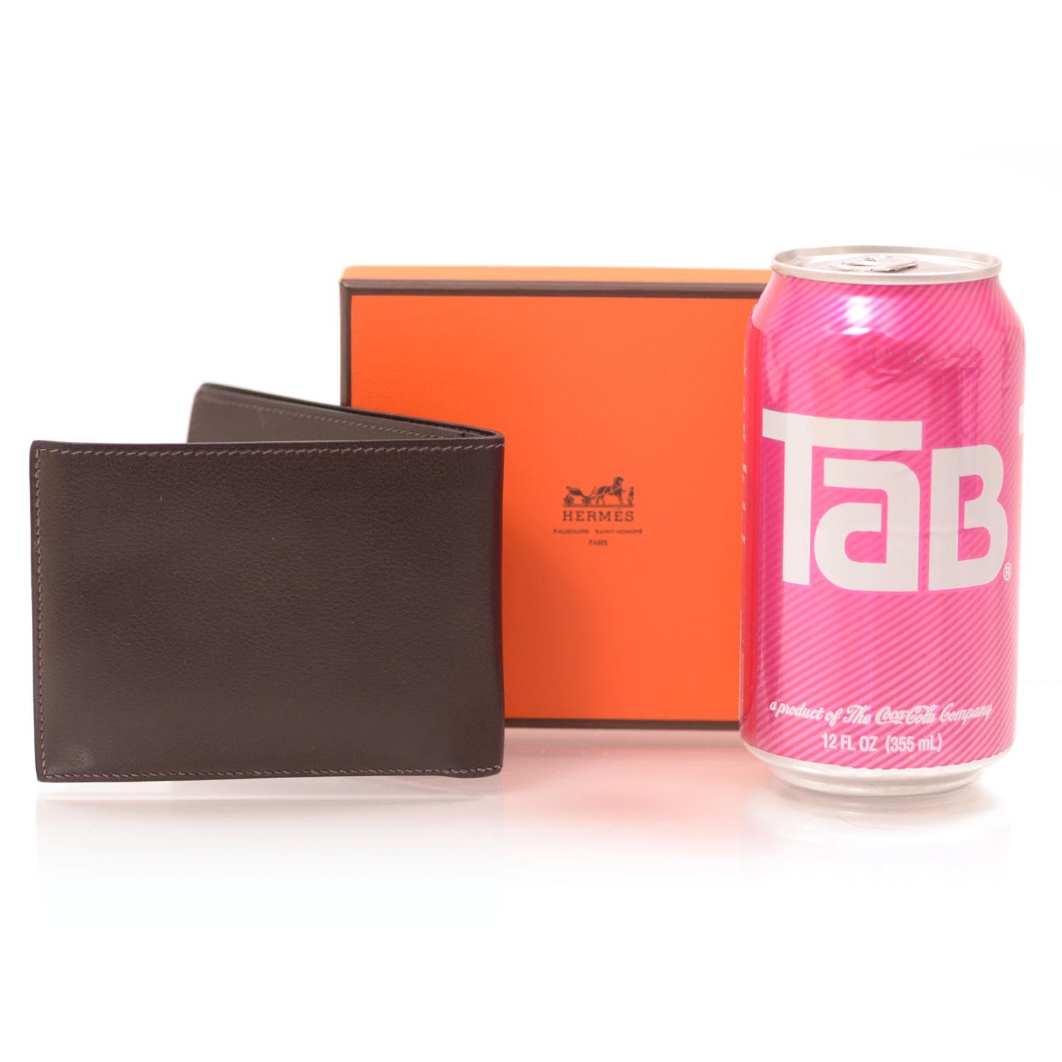 Hermes Mens Evergrain Leather Billfold Wallet Ebene 2 of 8