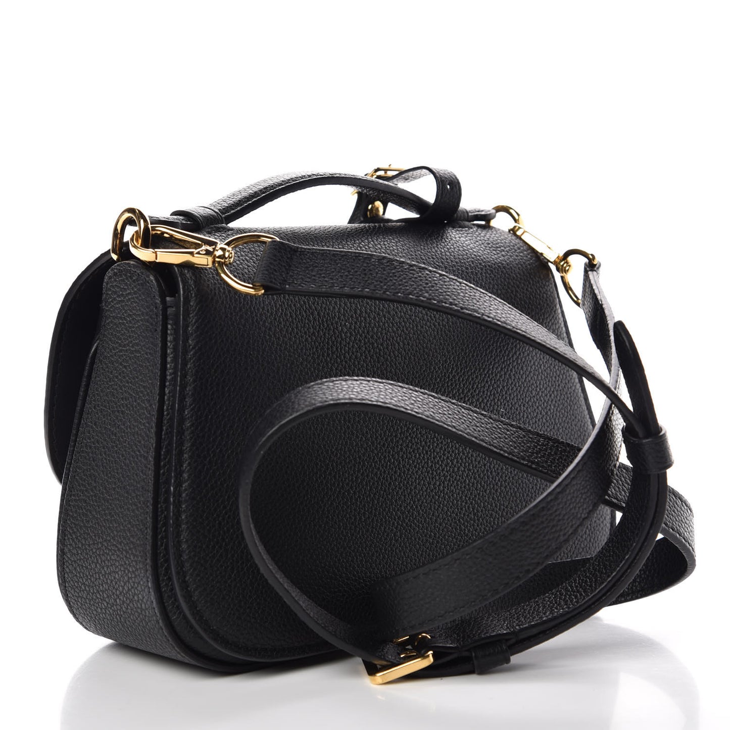 Grained Calfskin Vivienne NM Black