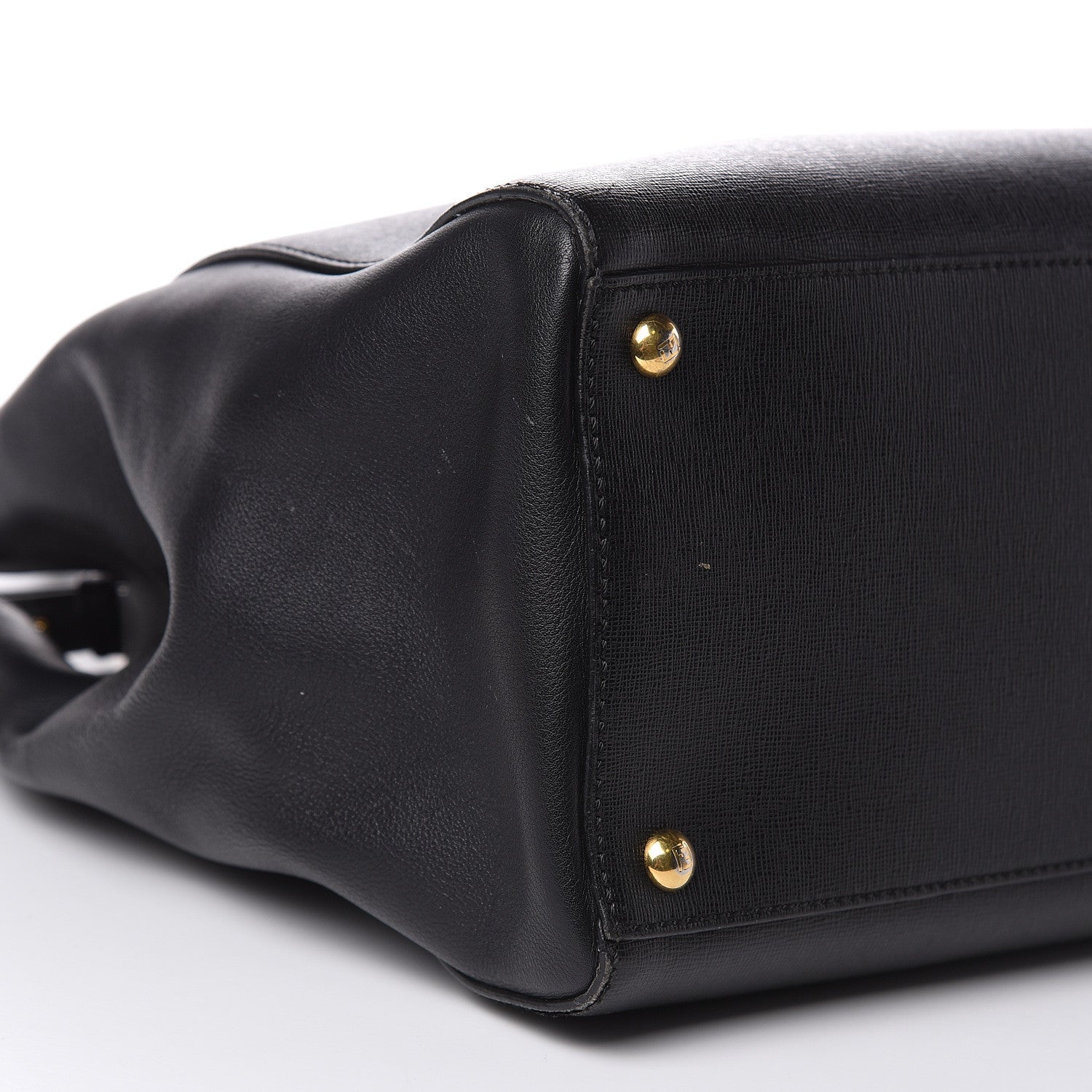 Fendi Vitello Elite Regular 2Jours Tote Black 8 of 19