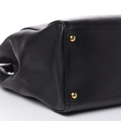 Fendi Vitello Elite Regular 2Jours Tote Black 8 of 19