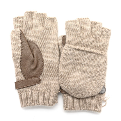 Hermes Cashmere Deerskin Baltimore Gloves S Gris Clair Etoupe 2 of 4