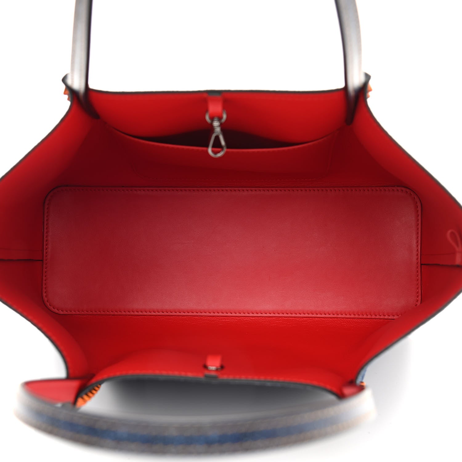 Christian Louboutin Denim Spiked Small Cabarock Shopper Tote 5 of 9