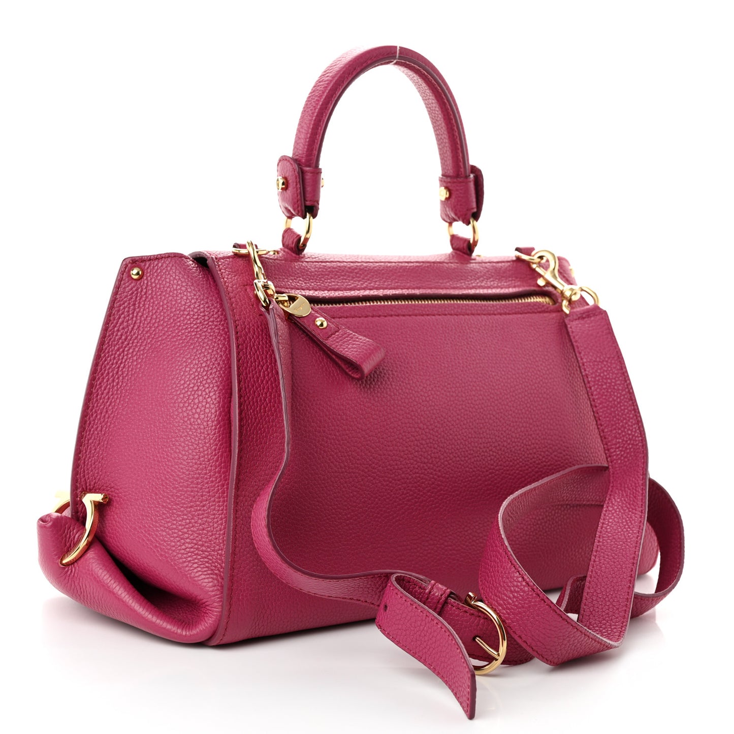 Calfskin Sofia Shoulder Bag Pink