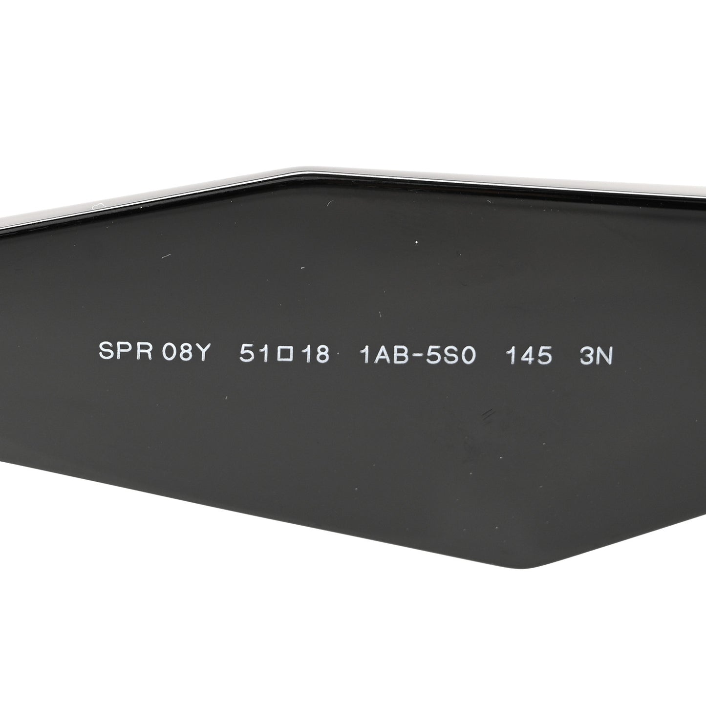 Acetate Symbole Sunglasses SPR 08Y Black