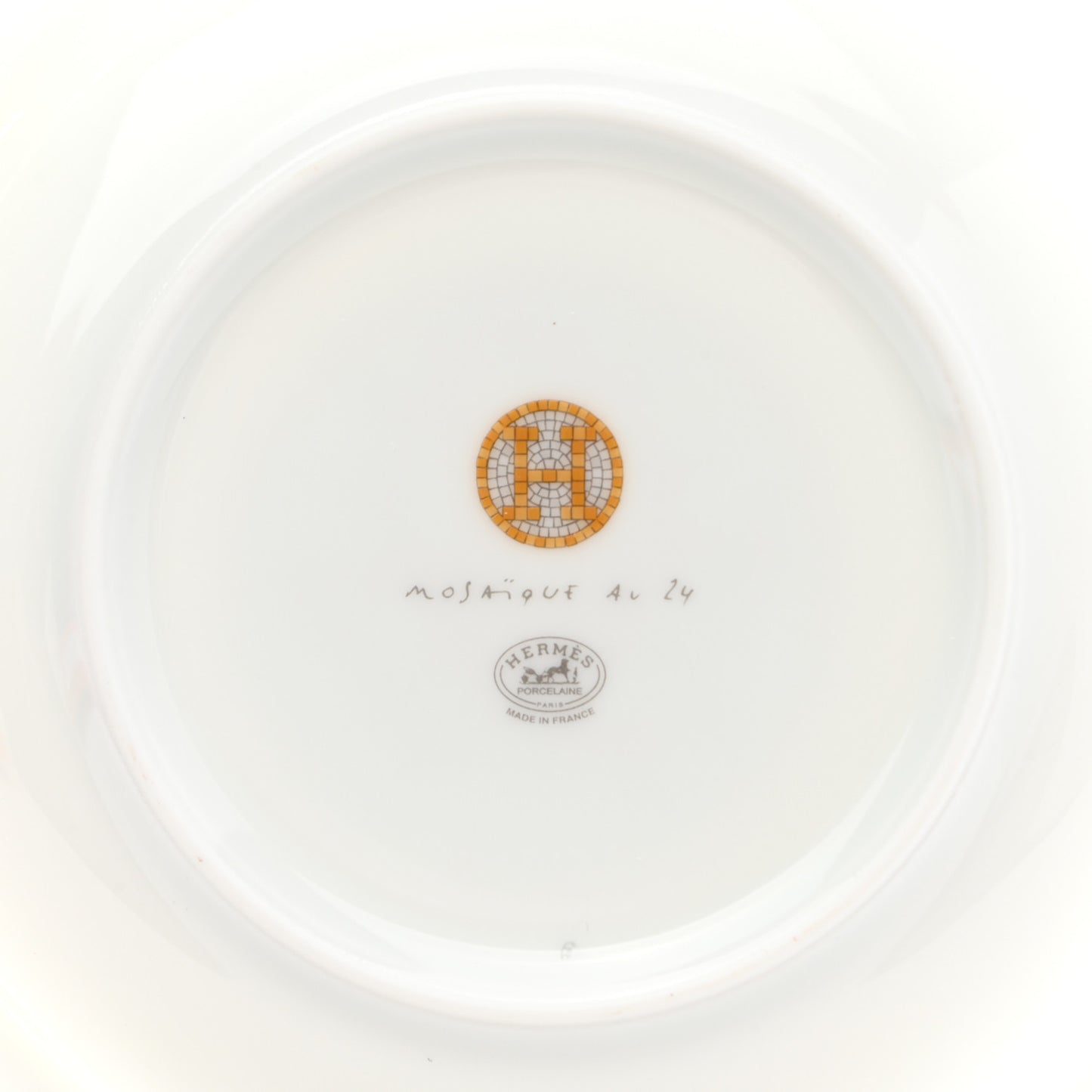 Porcelain Mosaique Au 24 Soup Bowl Gold